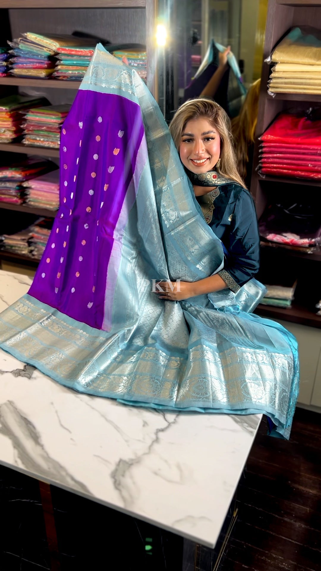 Pure Gadwal silk